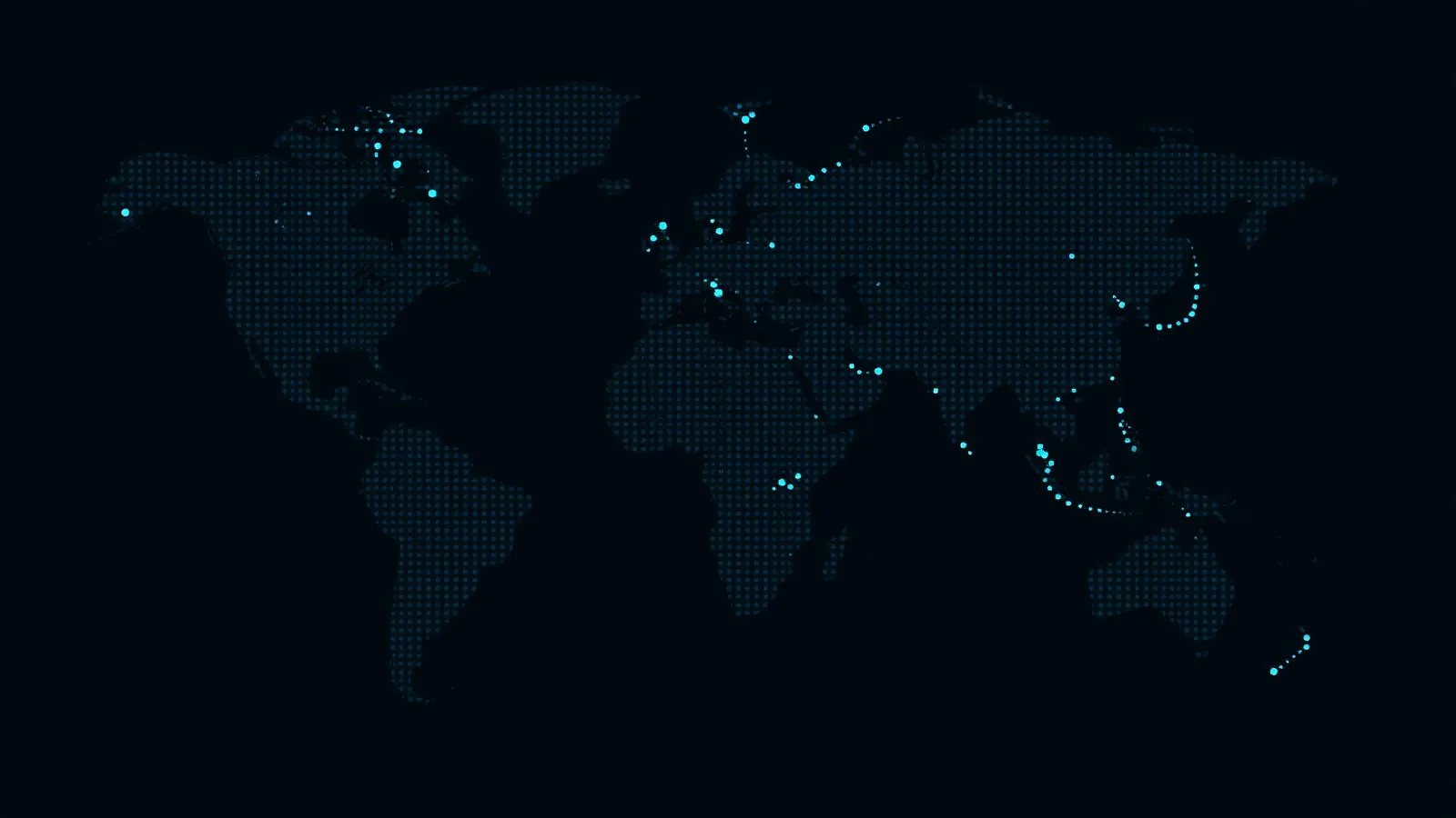 Map indicating UDRA's international recovery coverage